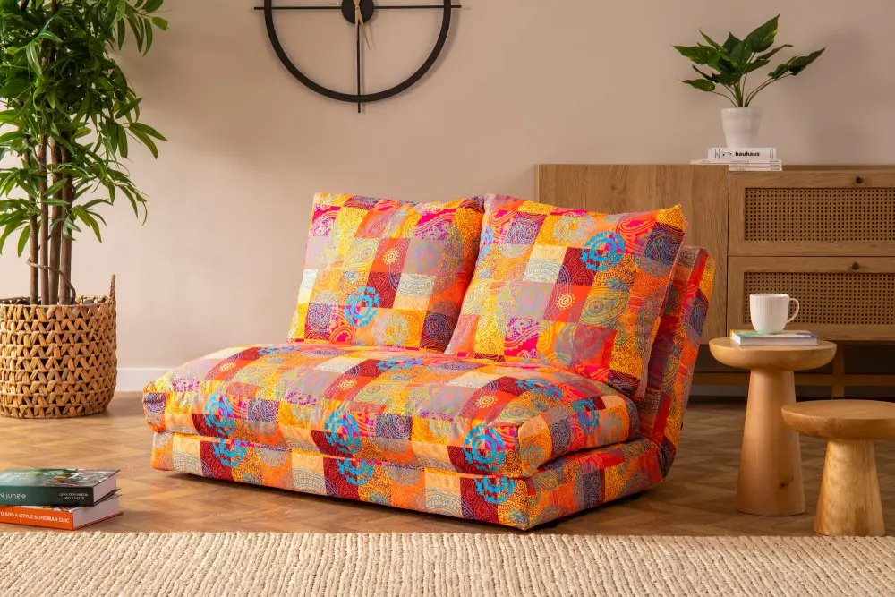 Dvoumístná rozkládací pohovka Taida - Patchwork