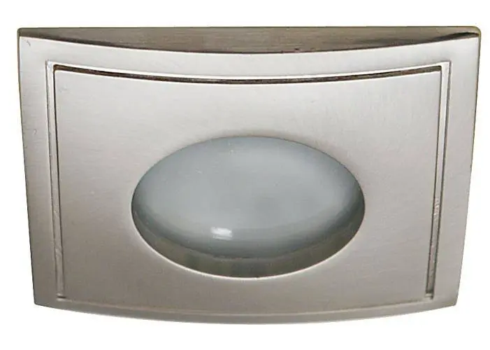 Stropní svítidlo, hermetické, saténové IP65, čtvercové, SH-05