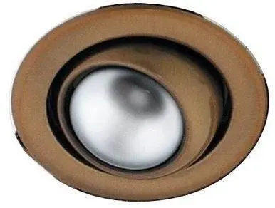 Stropní svítidlo R50 pohyblivé kulaté zlatá patina OZR-05