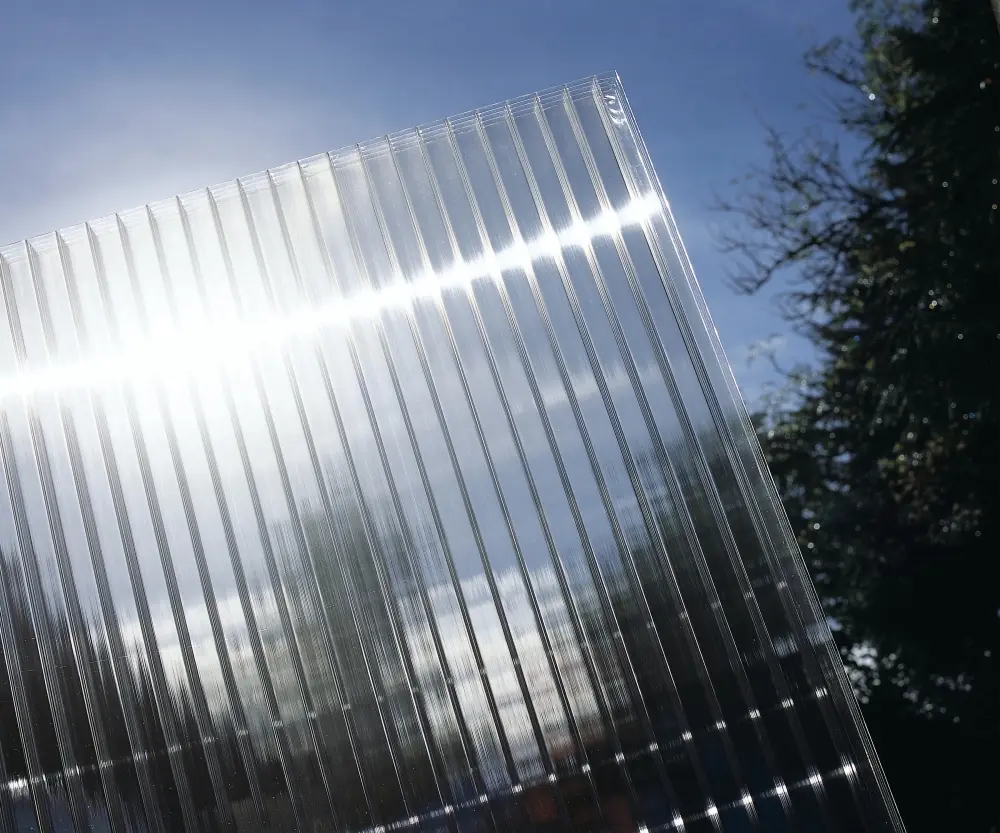 Hliníková pergola 3,12 x 3 m bílá / polykarbonát Dekorhome