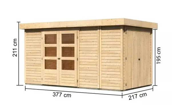 Dřevěný zahradní domek RETOLA 5 Lanitplast