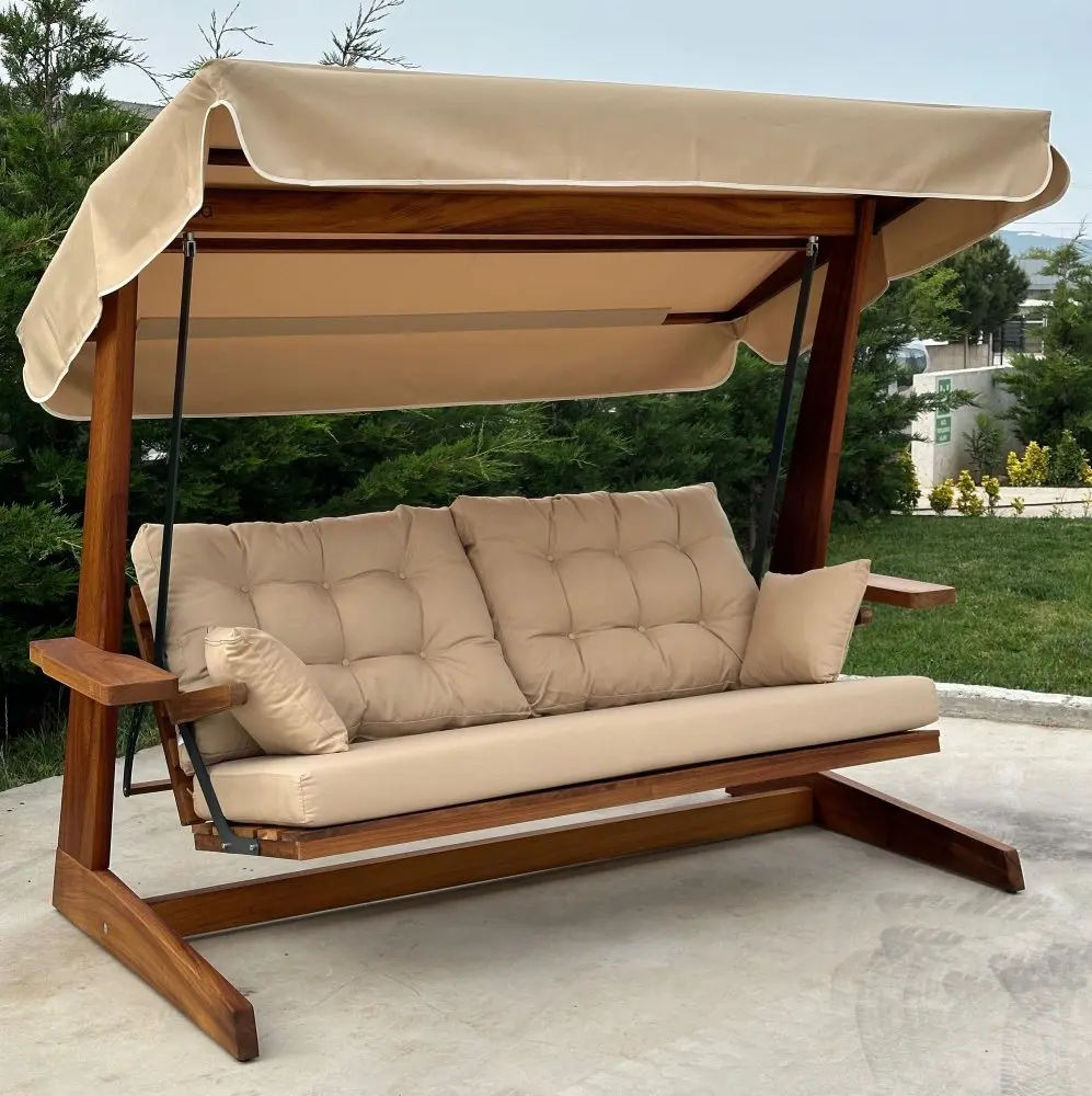 Garden Triple Swing Chair Sia 2400 - Camel