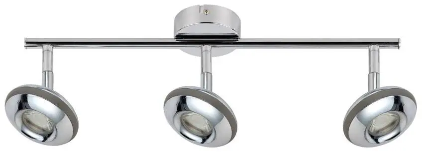 LED nástěnná lampa 3x6W 50cm SKIPPER STRIP COB CHROM