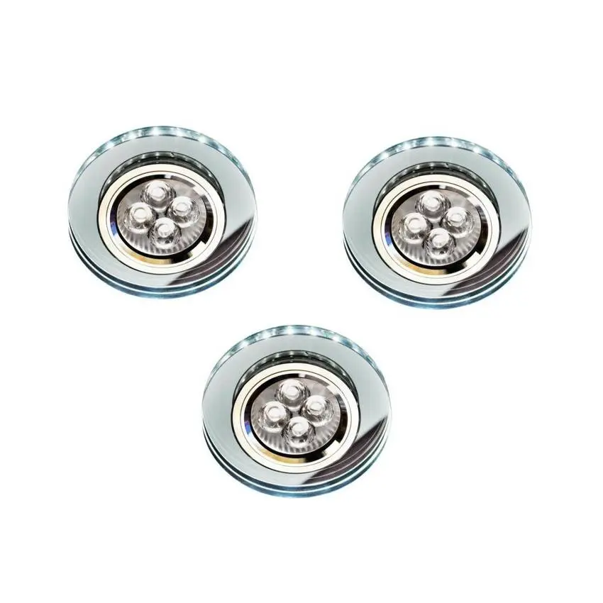 Kulaté skleněné stropní svítidlo 50W + bílá LED 2,1W SS-23