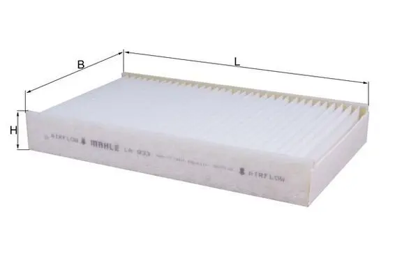 MAHLE ORIGINAL Filtr, vzduch v interiéru LA933