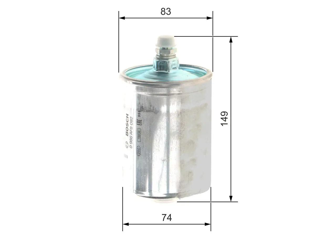 Palivový filtr BOSCH 0 986 AF8 092