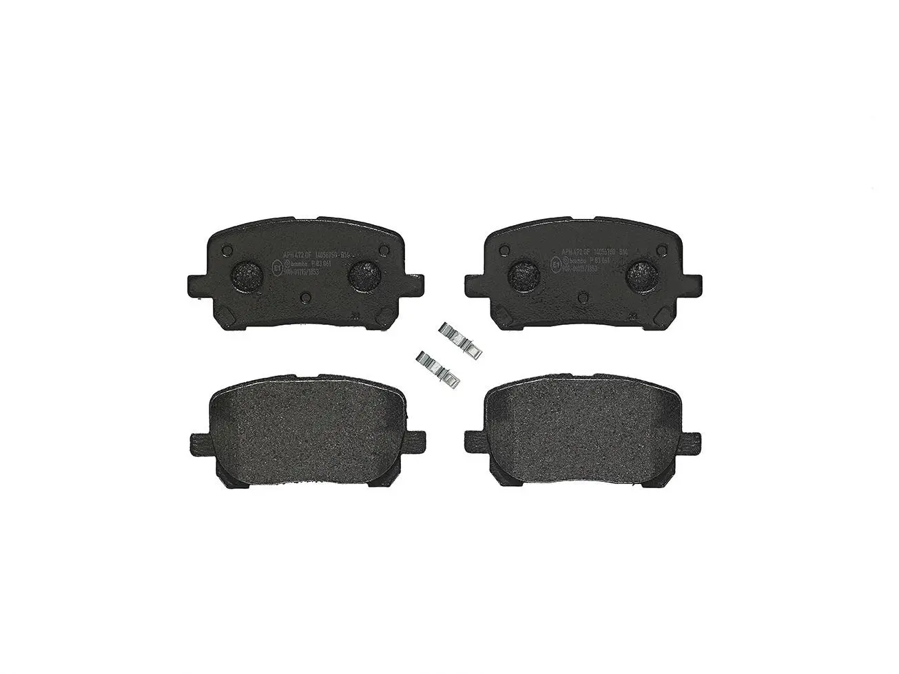 Sada brzdových destiček, kotoučová brzda BREMBO P 83 061