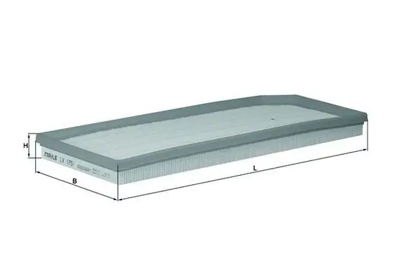 Vzduchový filtr KNECHT LX 1751