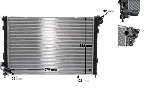 Chladič, chlazení motoru MAHLE CR 985 000S