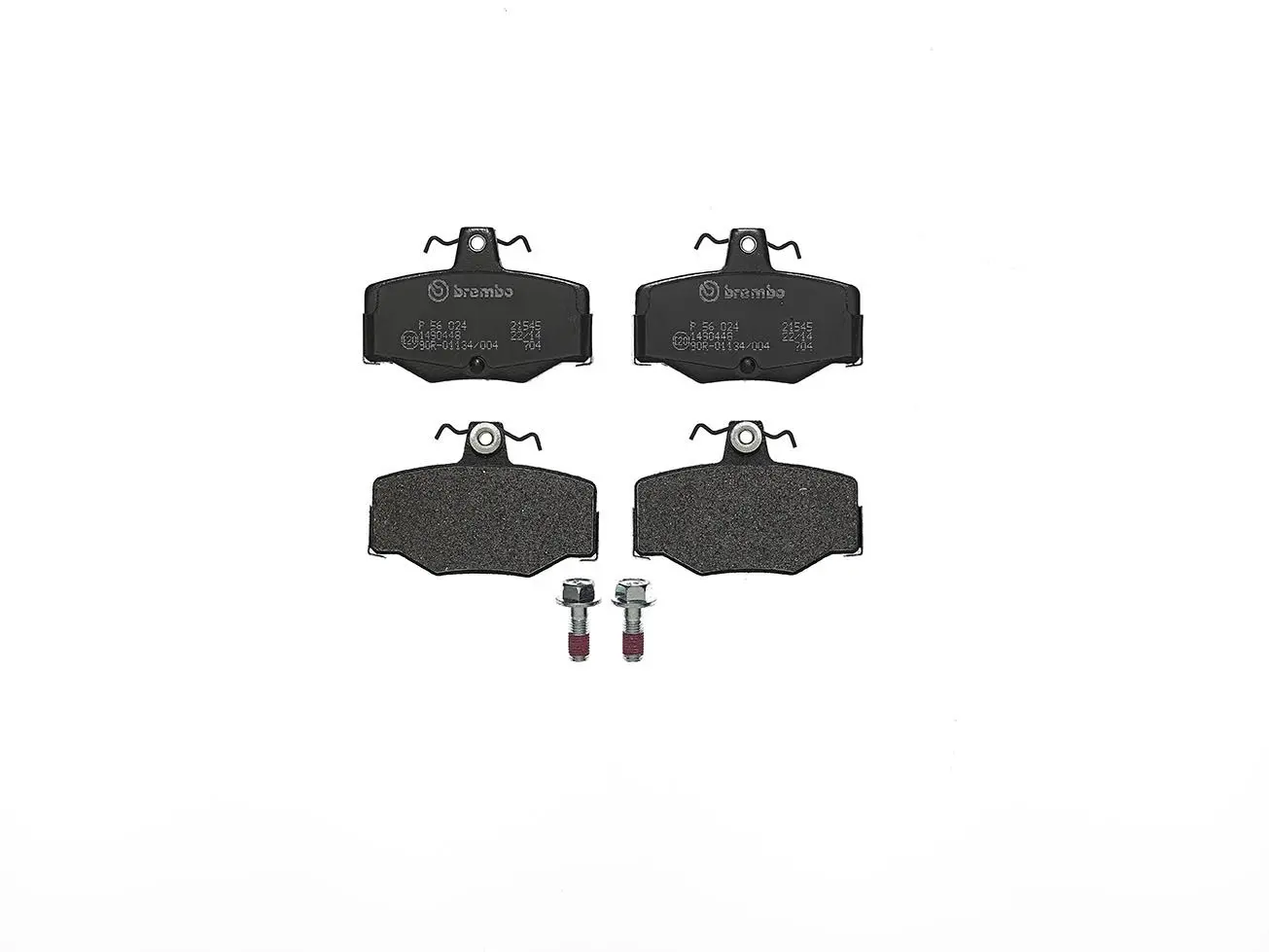 Sada brzdových destiček, kotoučová brzda BREMBO P 56 024