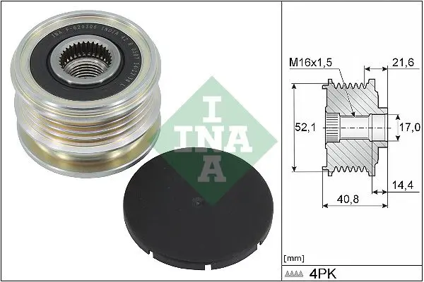 Předstihová spojka Schaeffler INA 535 0345 10
