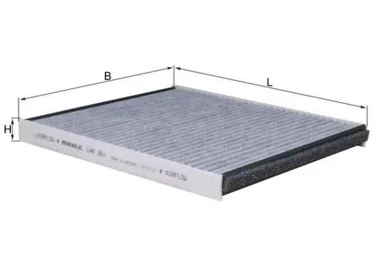 Filtr, vzduch v interiéru MAHLE LAK 361