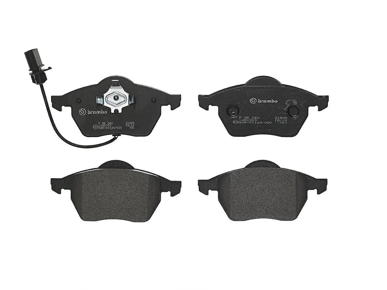 Sada brzdových destiček, kotoučová brzda BREMBO P 85 060