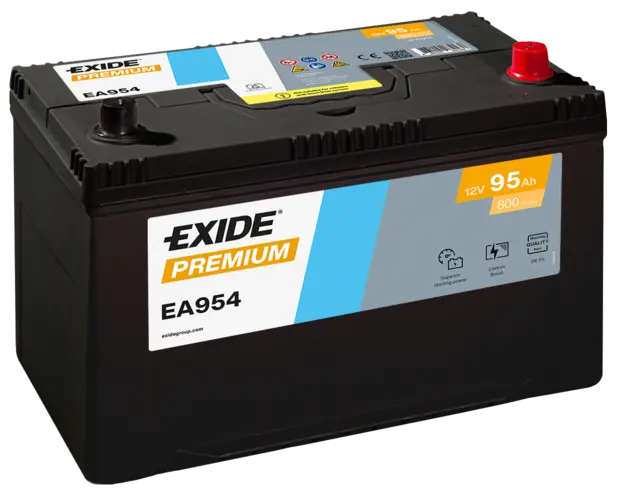 Autobaterie Exide Premium 12V, 95Ah, 800A, EA954
