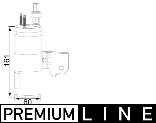 MAHLE ORIGINAL Sušárna, klimatizace AD 3 000P