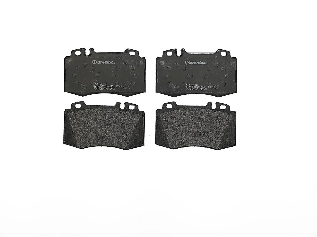 Sada brzdových destiček, kotoučová brzda BREMBO P 50 053