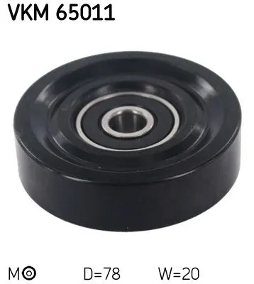 Napínák, žebrovaný klínový řemen SKF VKM 65011