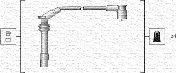 Sada kabelů pro zapalování MAGNETI MARELLI 941318111159