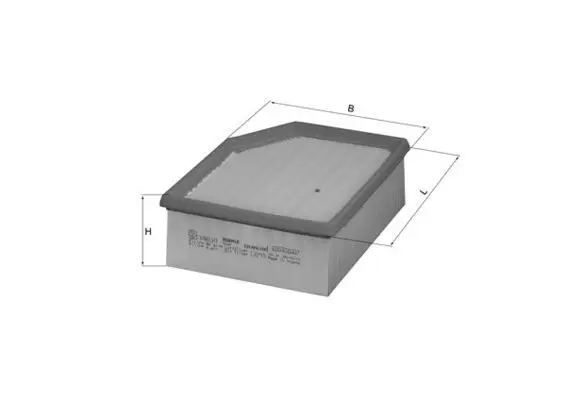 KNECHT Vzduchový filtr LX795