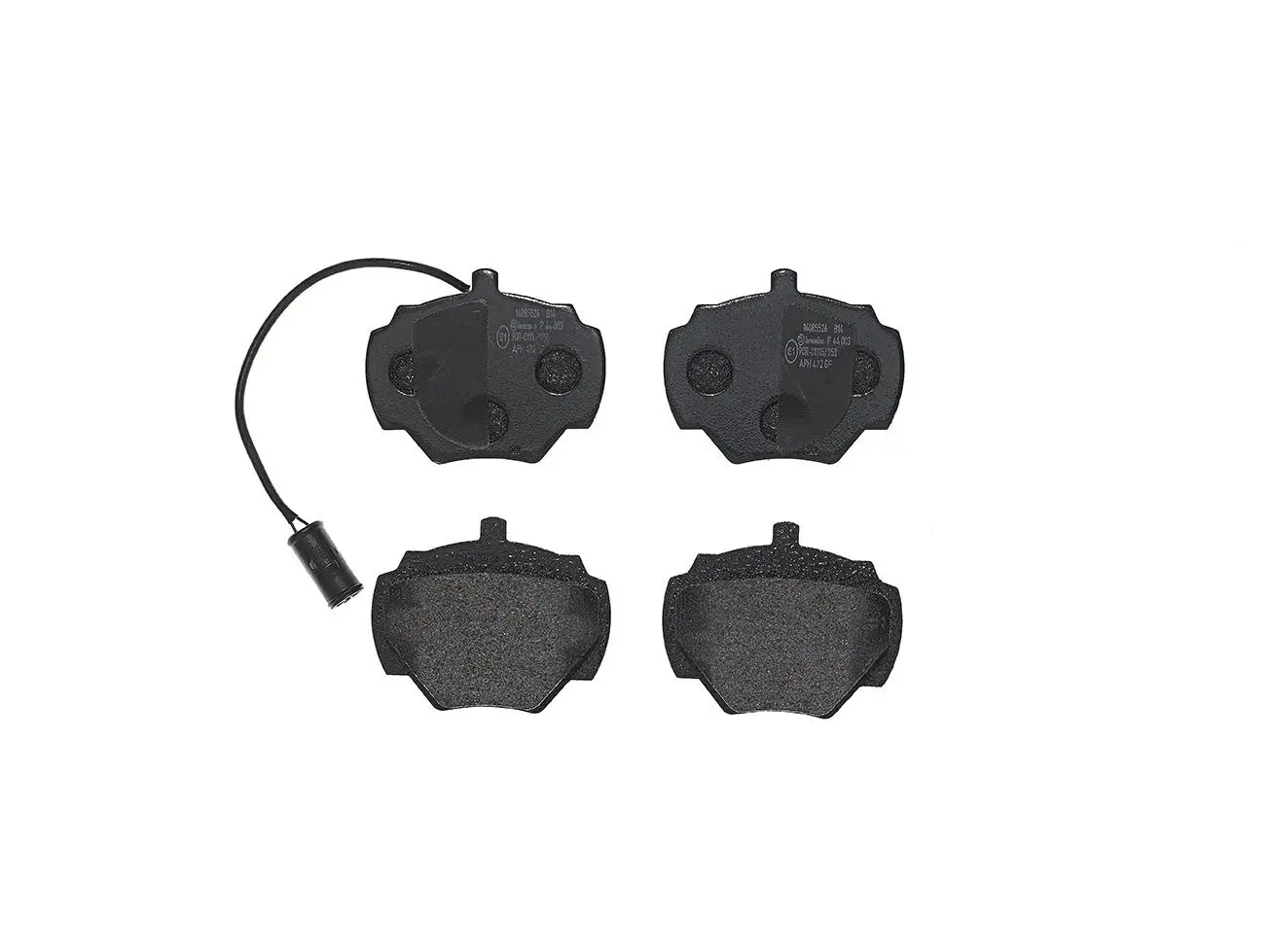 Sada brzdových destiček, kotoučová brzda BREMBO P 44 003
