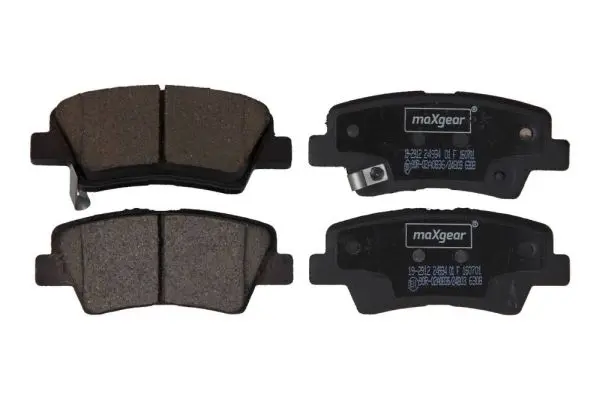 Sada brzdových destiček, kotoučová brzda MAXGEAR 19-2912