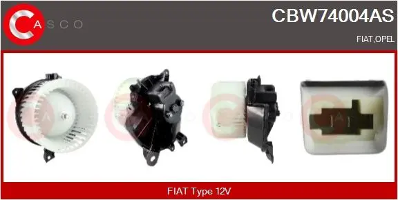 vnitřní ventilátor CASCO CBW74004AS