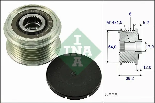 Předstihová spojka Schaeffler INA 535 0263 10