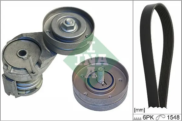 Sada žebrovaných klínových řemenů Schaeffler INA 529 0108 10
