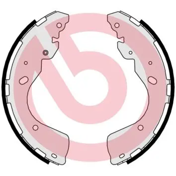 BREMBO Sada brzdových čelistí S56547