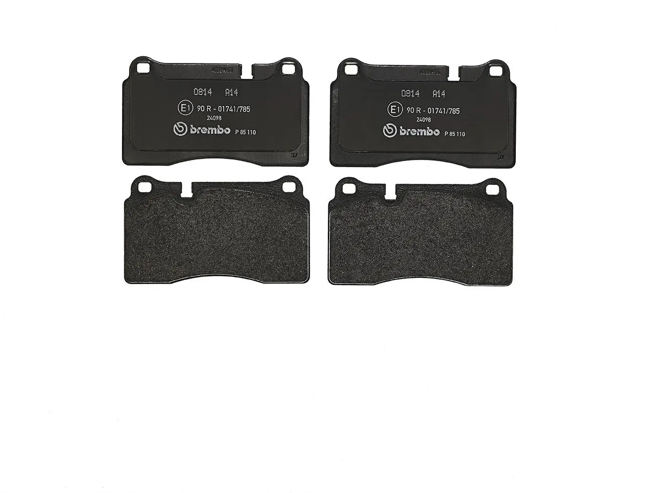 Sada brzdových destiček, kotoučová brzda BREMBO P 85 110
