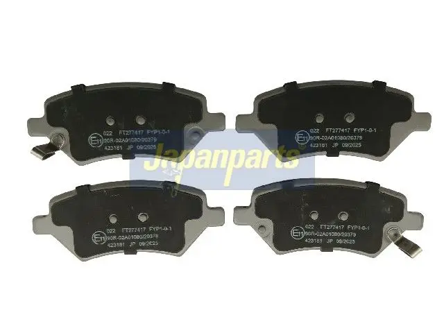 Sada brzdových destiček, kotoučová brzda JAPANPARTS PA-022AF