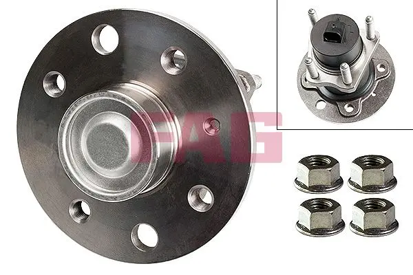 Sada ložisek kol Schaeffler FAG 713 6445 60