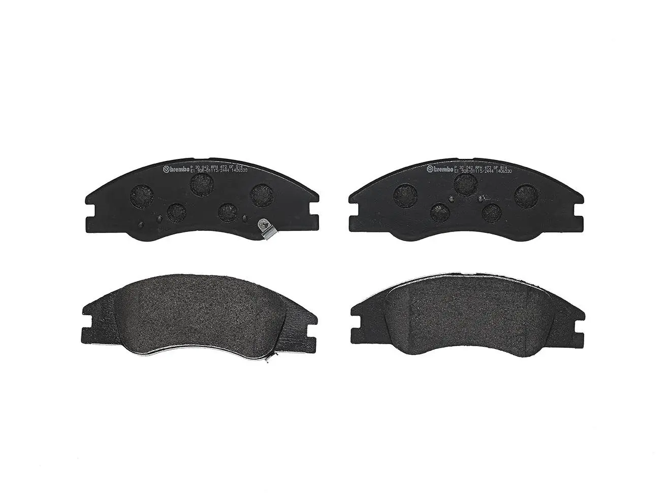 Sada brzdových destiček, kotoučová brzda BREMBO P 30 042