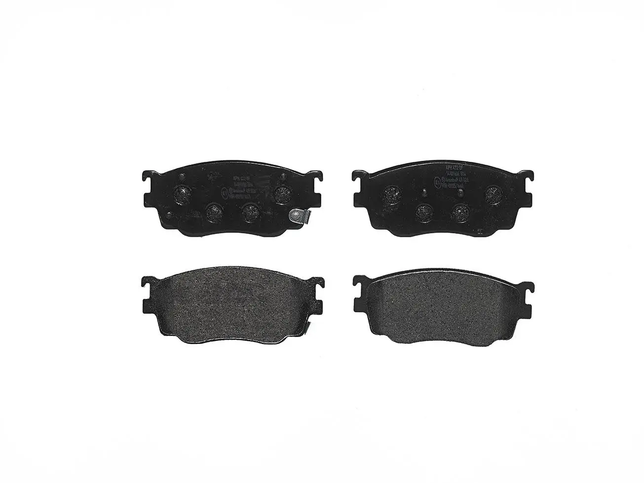 BREMBO Sada brzdových destiček, kotoučová brzda P49026