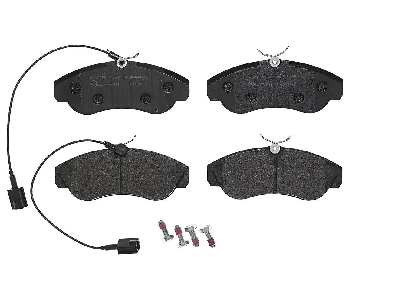 Sada brzdových destiček, kotoučová brzda BREMBO P 23 084