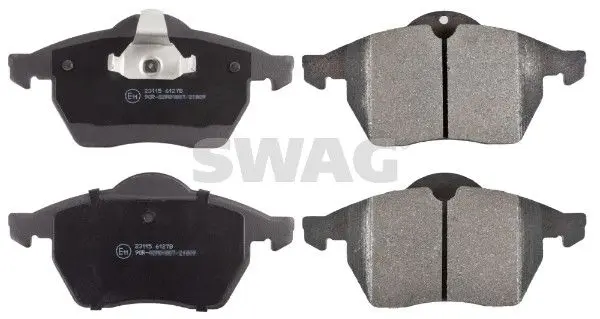 Sada brzdových destiček, kotoučová brzda SWAG 40 91 6107