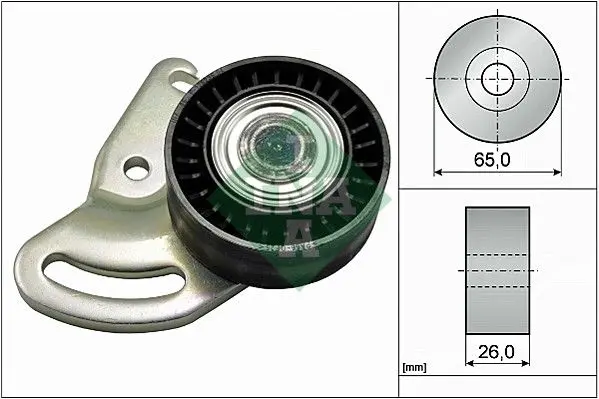 Napínací kladka, žebrovaný klínový řemen Schaeffler INA 531 0591 30