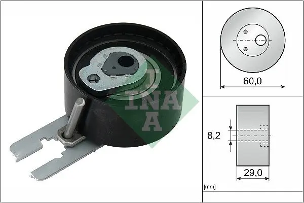 Napínací kladka, ozubený řemen Schaeffler INA 531 0555 10