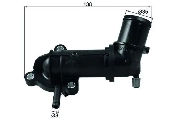 Termostat, chladivo MAHLE TI 245 88