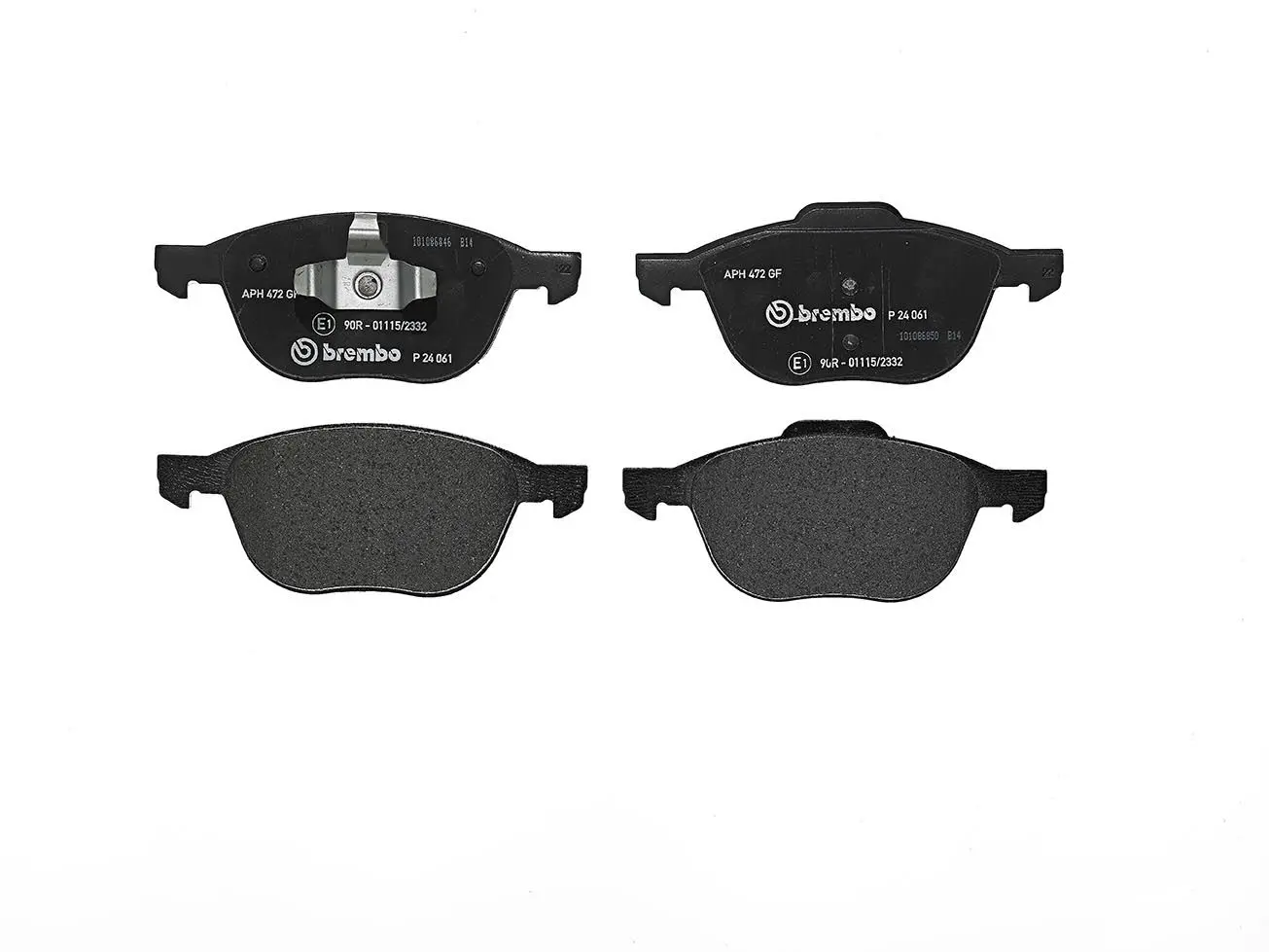 Sada brzdových destiček, kotoučová brzda BREMBO P 24 061X
