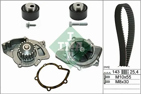 Vodní pumpa + sada ozubeného řemene Schaeffler INA 530 0368 30