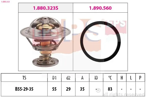 EPS Termostat, chladivo 1880323
