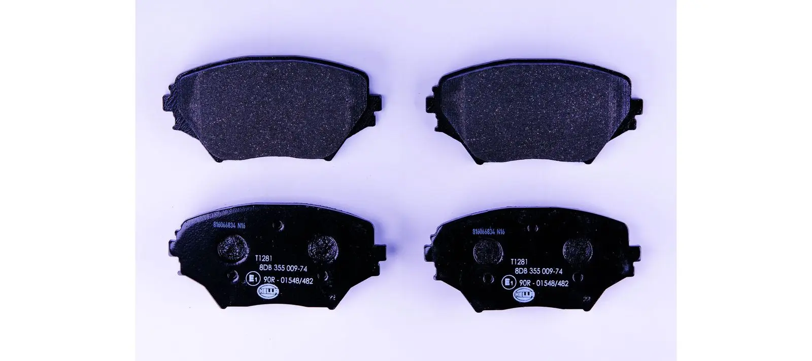 Sada brzdových destiček, kotoučová brzda HELLA PAGID 8DB 355 009-741