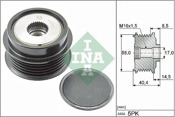 Předstihová spojka Schaeffler INA 535 0280 10