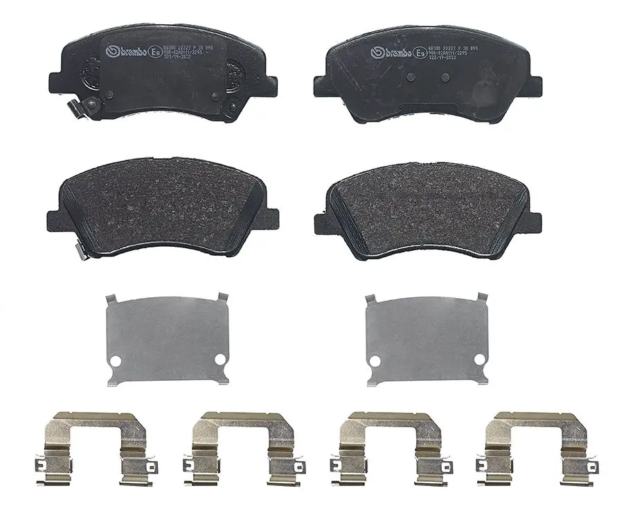 BREMBO Sada brzdových destiček, kotoučová brzda P30098