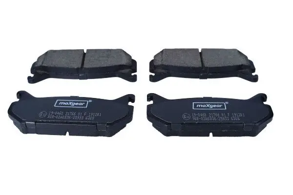 Sada brzdových destiček, kotoučová brzda MAXGEAR 19-0460