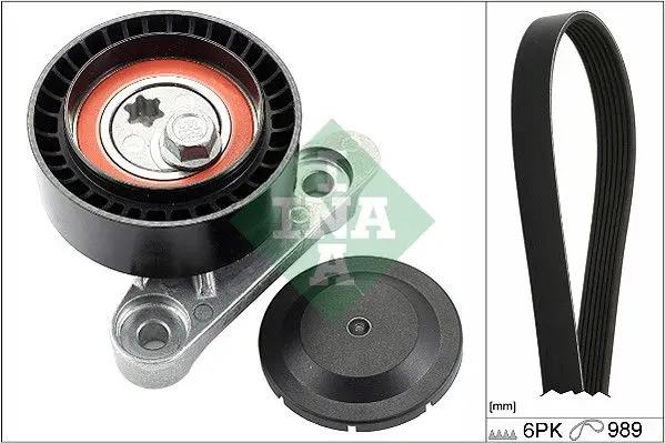 Sada žebrovaných klínových řemenů Schaeffler INA 529 0160 10