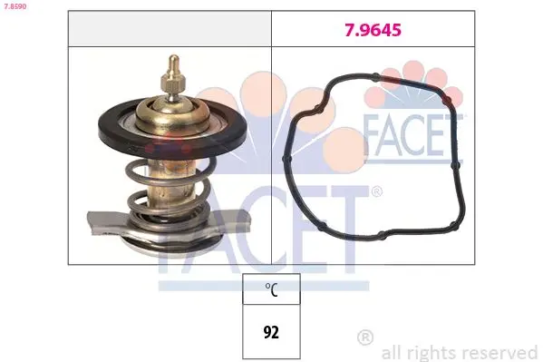 Termostat, chladivo FACET 7.8590