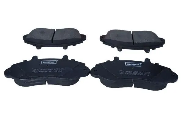 Sada brzdových destiček, kotoučová brzda MAXGEAR 19-0587