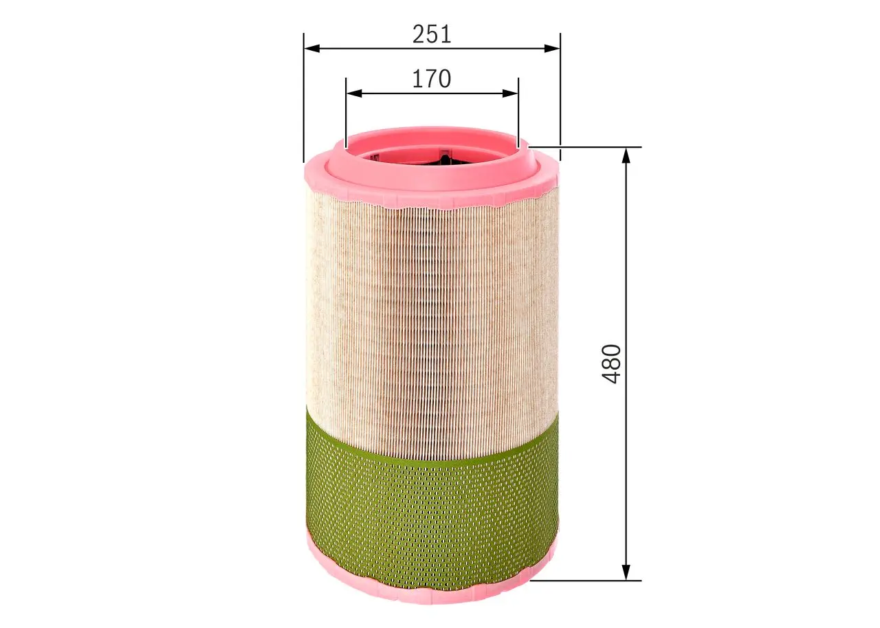 Vzduchový filtr BOSCH F 026 400 257